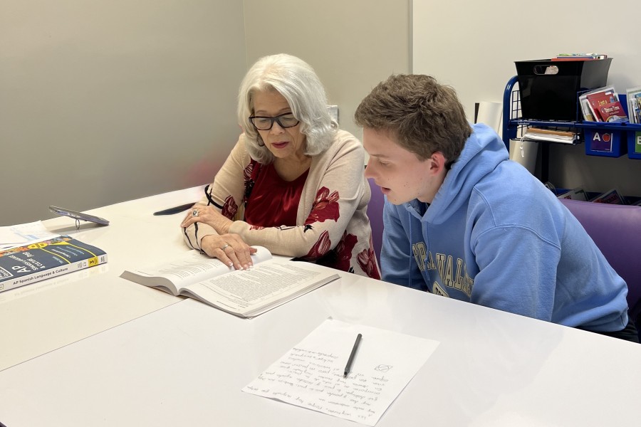 Tutor working with a student on World Languages in Fort Worth, TX!